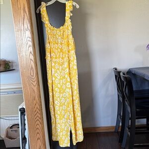 Women’s Eloquii Size 28 Floral Print Tabk Style Jumpsuit
